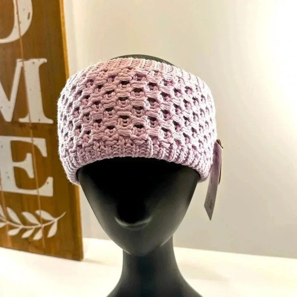 ADIDAS FLEECE LINED HEAD BAND /COLOR LAVENDAR OSFA WARM OUTDOORS STYLISH PRETTY - Picture 1 of 5